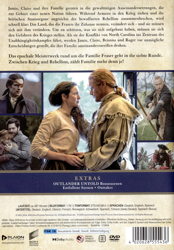 Outlander - Season 7  [6 DVDs]  (DVD)