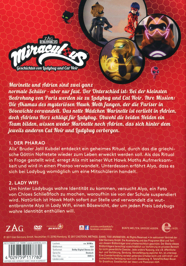 Miraculous 2 - Geschichten von Ladybug und Cat Noir - Lady WiFi  (DVD)