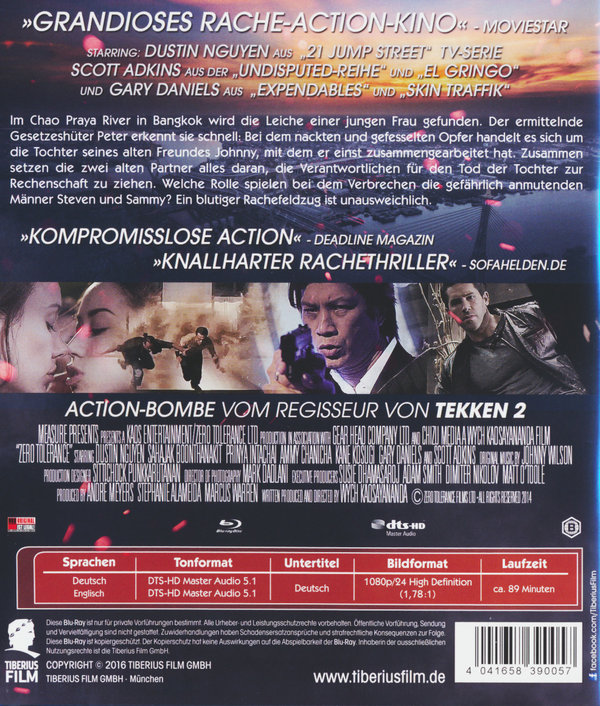 Zero Tolerance - Auge um Auge (blu-ray)