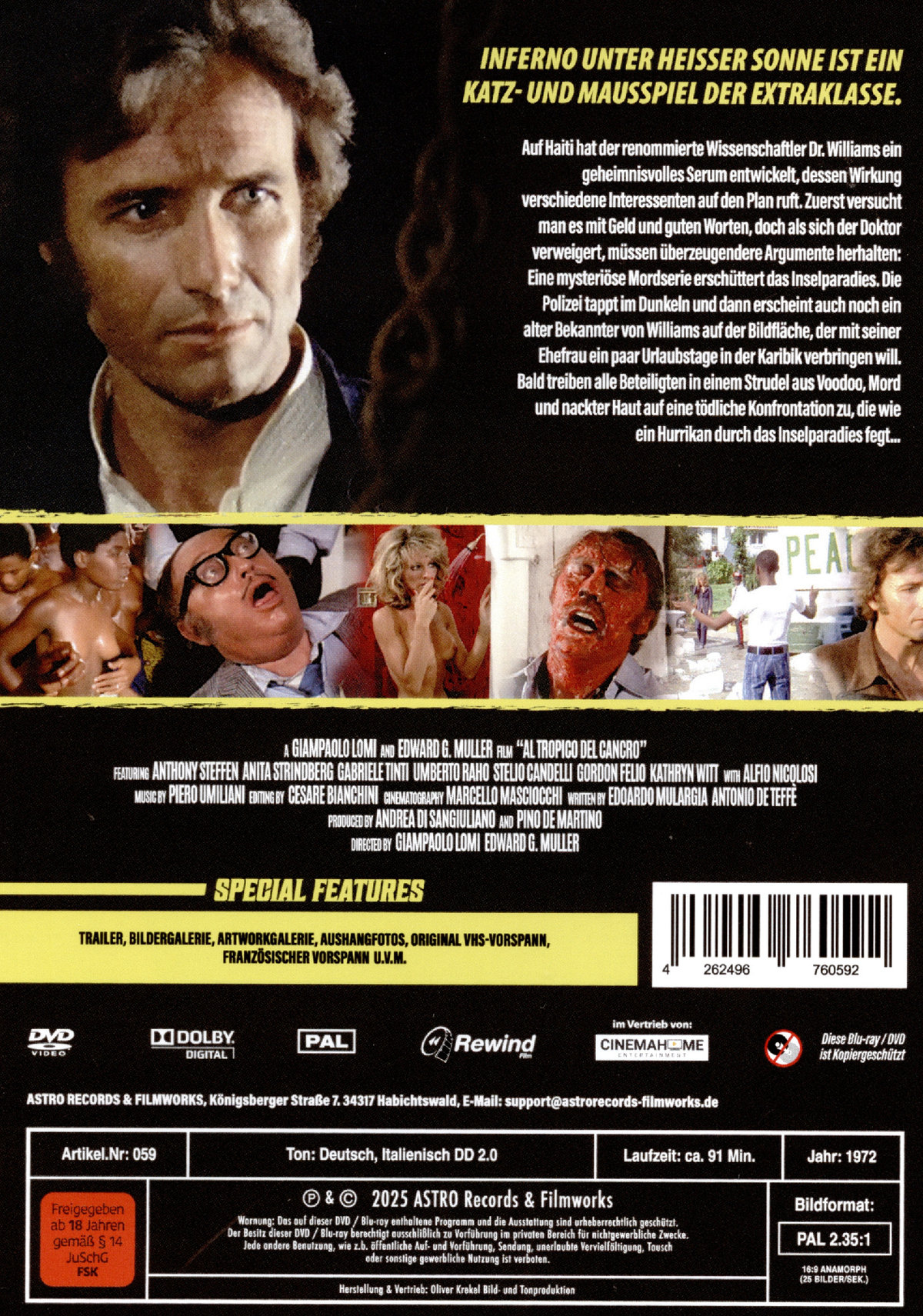 Al Tropico del Cancro - Inferno unter heißer Sonne  (DVD) 