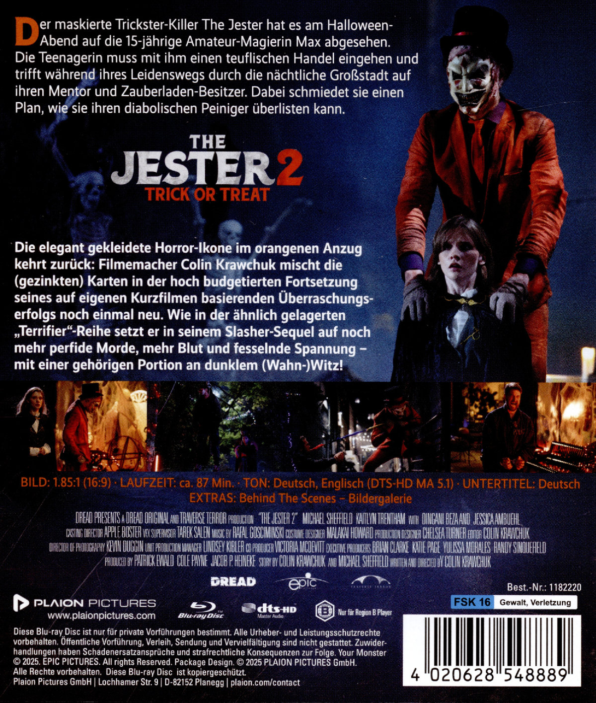 The Jester 2 - Trick or Treat  (Blu-ray Disc)