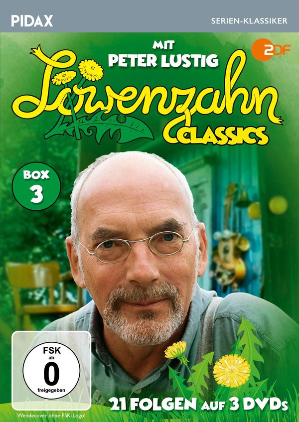 Löwenzahn Classics, Box 3 / Weitere 21 legendäre Folgen der Kultserie mit Peter Lustig (Pidax Serien-Klassiker)  [3 DVDs]  (DVD)