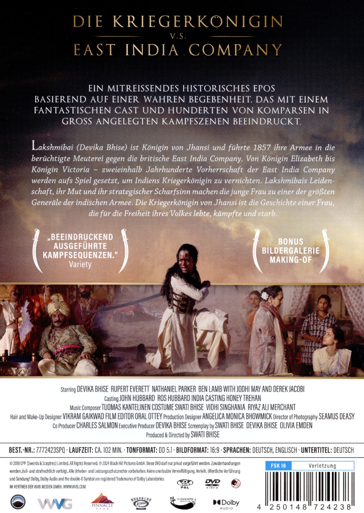 Die Kriegerkönigin von Jhansi  (DVD)