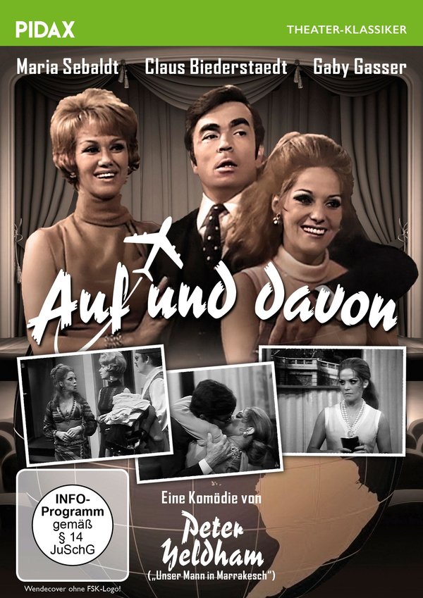 Auf und davon / Spritzige Komödie mit Starbesetzung (Pidax Theater-Klassiker)  (DVD)