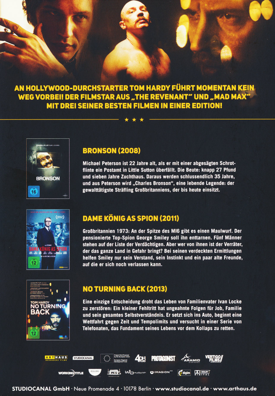 Tom Hardy Edition  [3 DVDs]  (DVD)