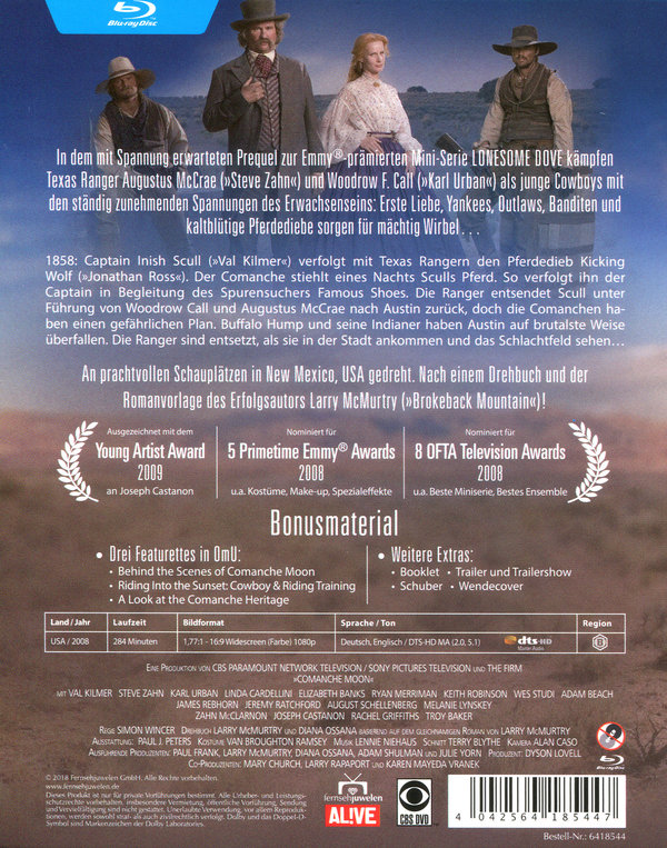 Larry McMurtry's Comanche Moon - Alle 3 Teile (blu-ray)