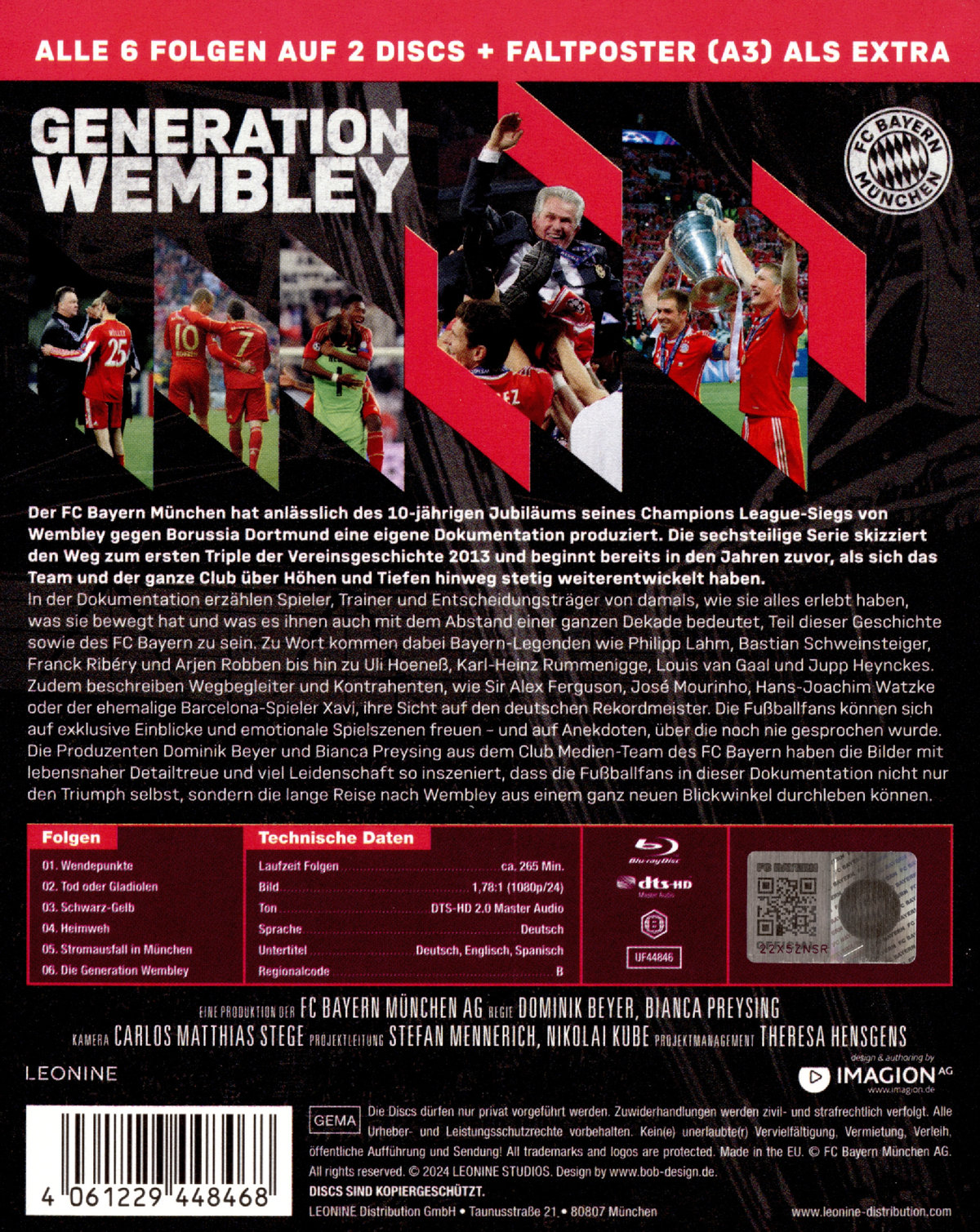 FC Bayern - Generation Wembley - Die Serie  [2 BRs]  (Blu-ray Disc)