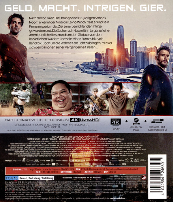 Largo Winch: Der Preis des Geldes  (4K Ultra HD) Largo Winch: Der Preis des Geldes  (4K Ultra HD)