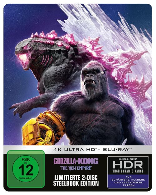 Godzilla x Kong: The New Empire - Limited Steelbook Edition  (4K Ultra HD+blu-ray)