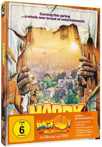 Bigfoot und die Hendersons - Uncut Mediabook Edition (DVD+blu-ray) (D)
