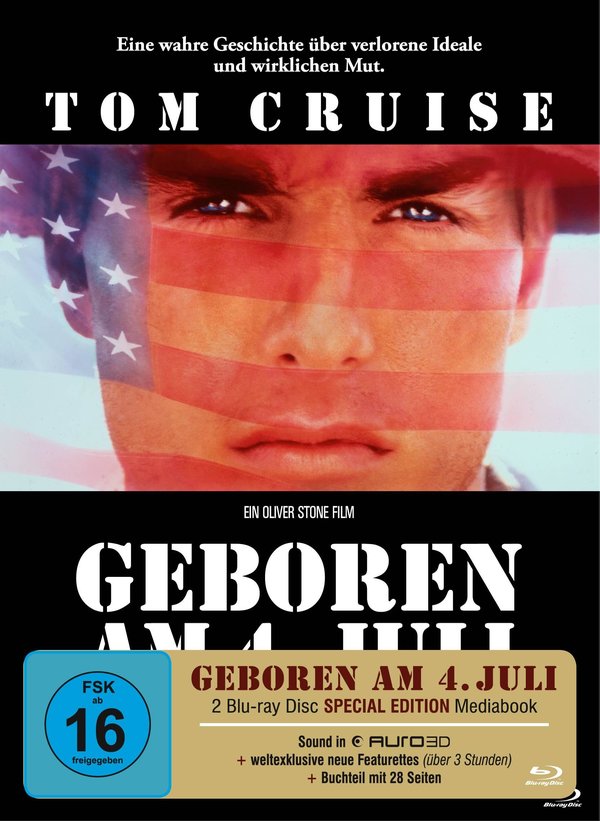 Geboren am 4. Juli - Uncut Mediabook Edition  (blu-ray)