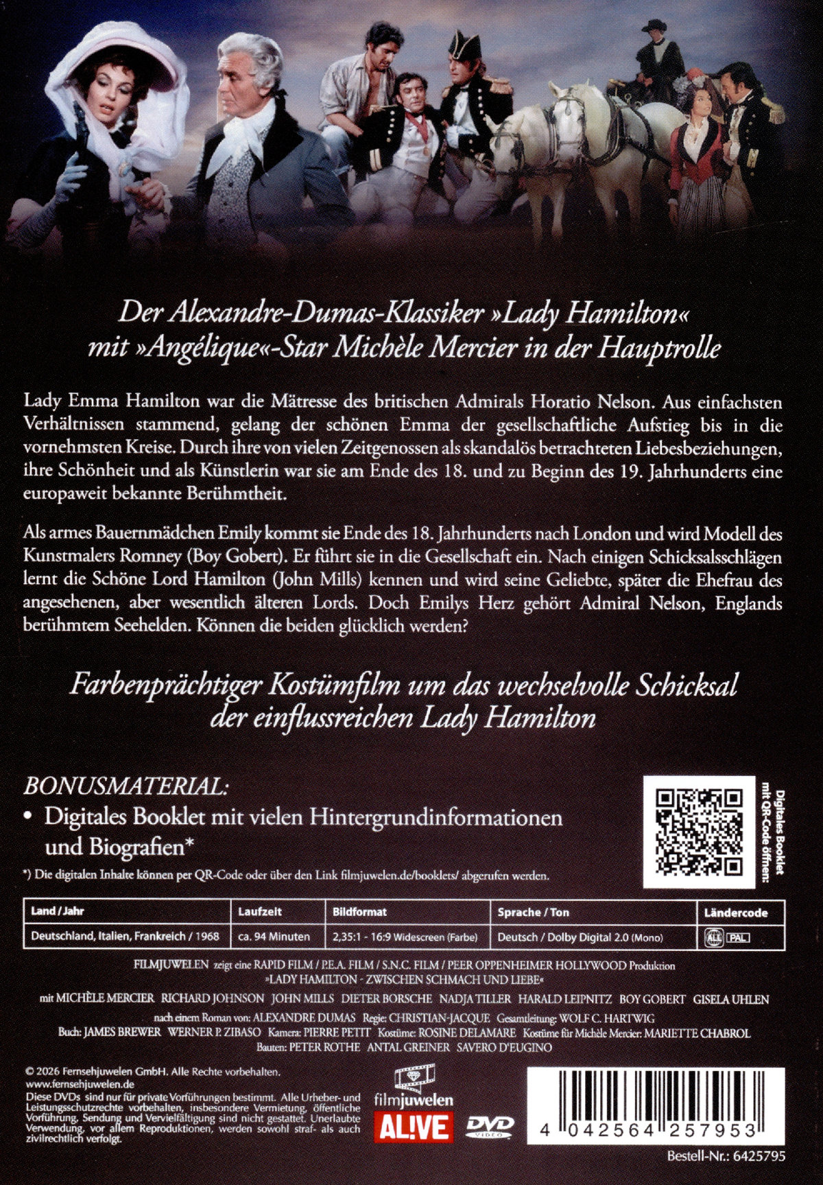 Lady Hamilton - Zwischen Schmach und Liebe (Neuauflage)  (DVD)