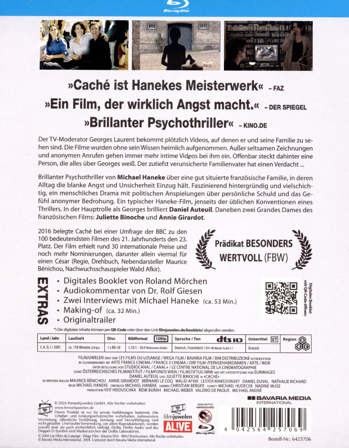 Caché (Filmjuwelen)  (Blu-ray Disc)