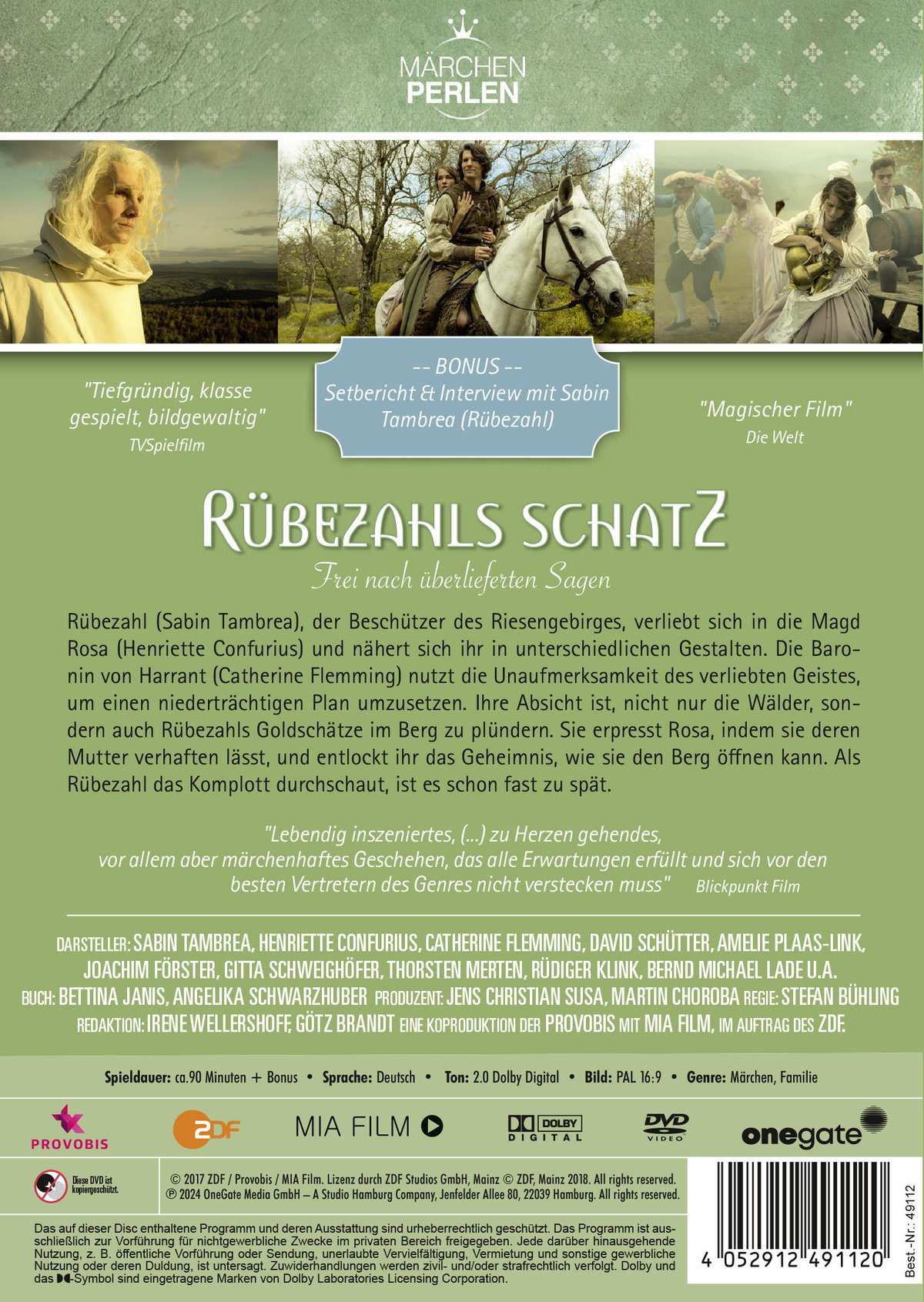 Märchenperlen: Rübezahls Schatz  (DVD)
