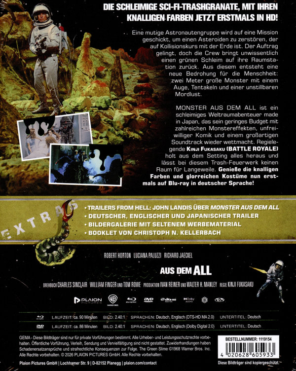 Monster aus dem All - Uncut Mediabook Edition  (DVD+blu-ray)