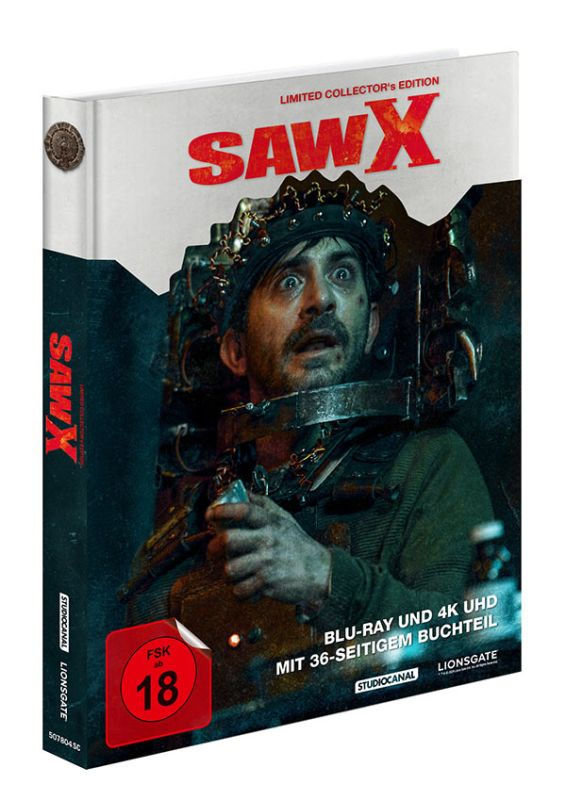 Saw X - Uncut Collectors Mediabook Edition  (4K Ultra HD+blu-ray)