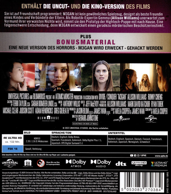 M3gan  (4K Ultra HD)  M3gan  (4K Ultra HD)