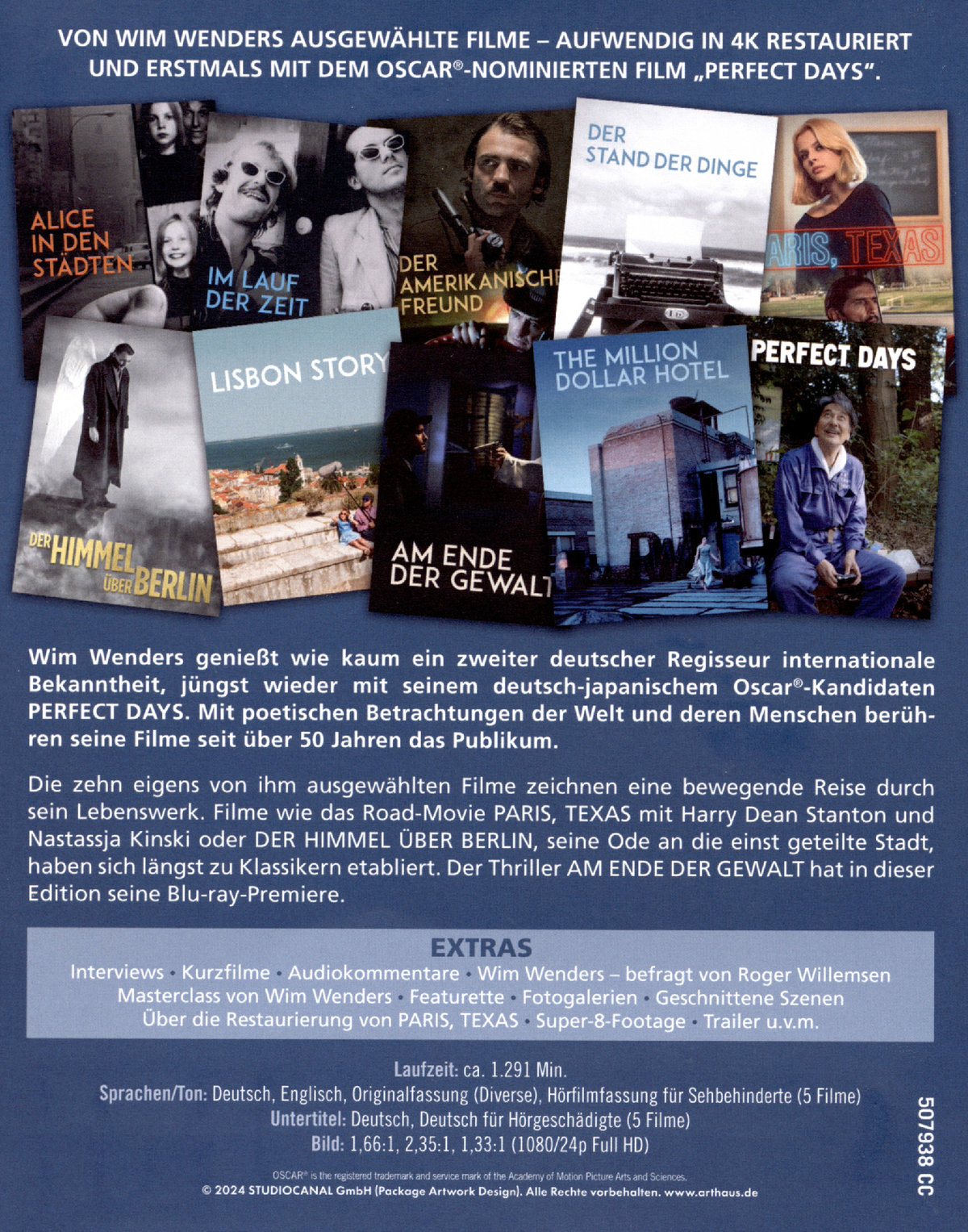 Best of Wim Wenders  [10 BRs]  (Blu-ray Disc)