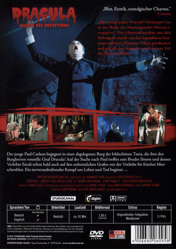 Dracula - Nächte des Entsetzens  (DVD)