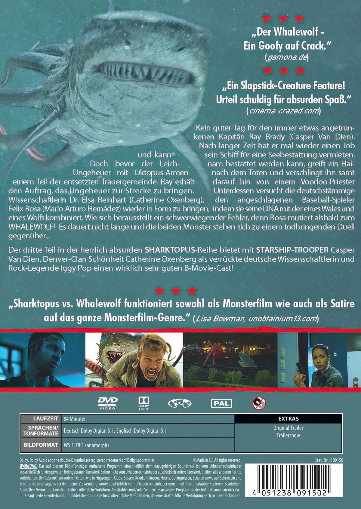 Sharktopus vs Whalewolf - Uncut Edition (Best of Hai-Shocker)  (DVD)