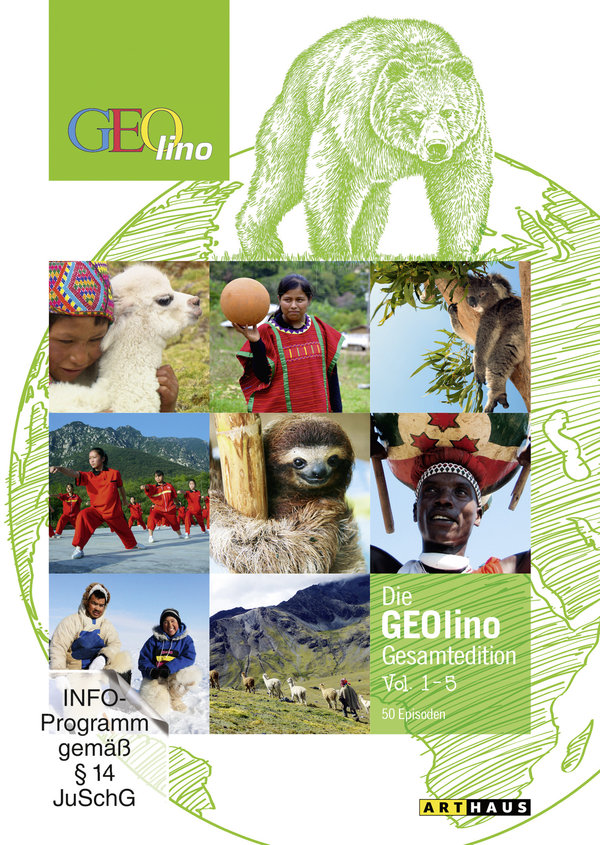 Die GEOlino Reportage Vol. 1-5  [5 DVDs]  (DVD)