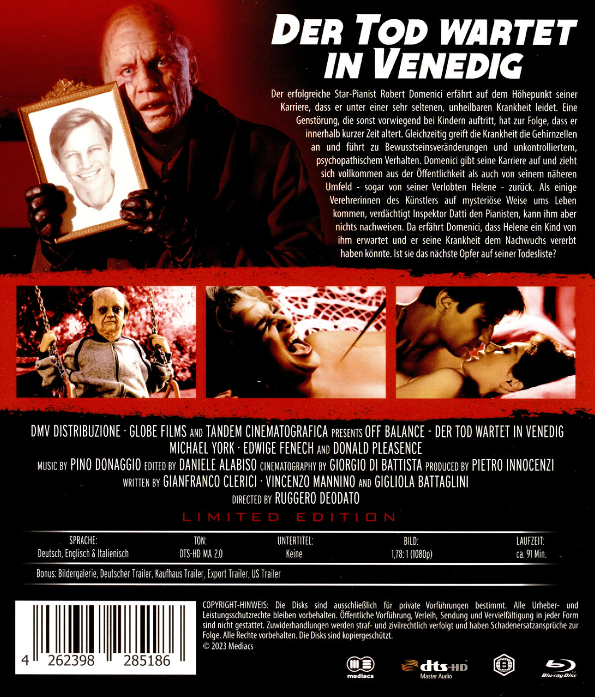 Tod wartet in Venedig, Der (blu-ray)