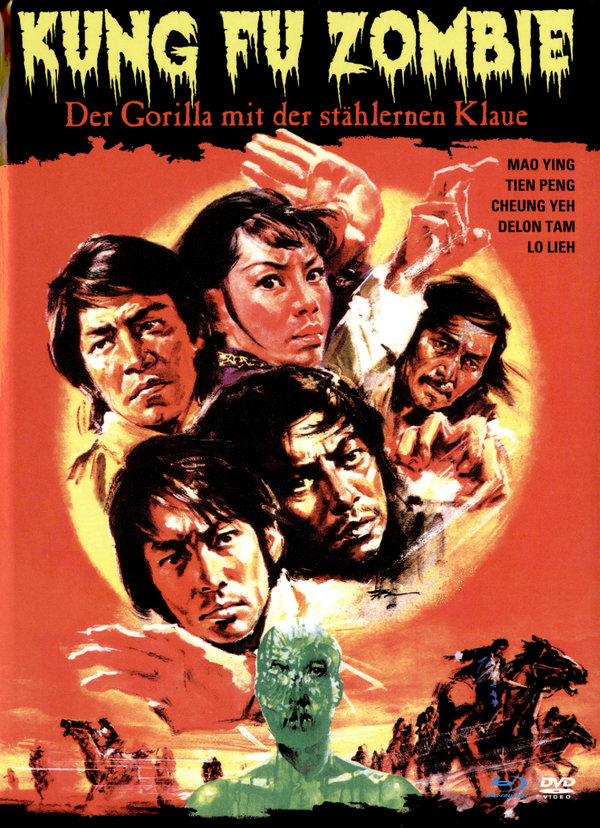 Kung Fu Zombie - Der Gorilla mit der stählernen Klaue - Uncut Mediabook Edition (DVD+blu-ray)