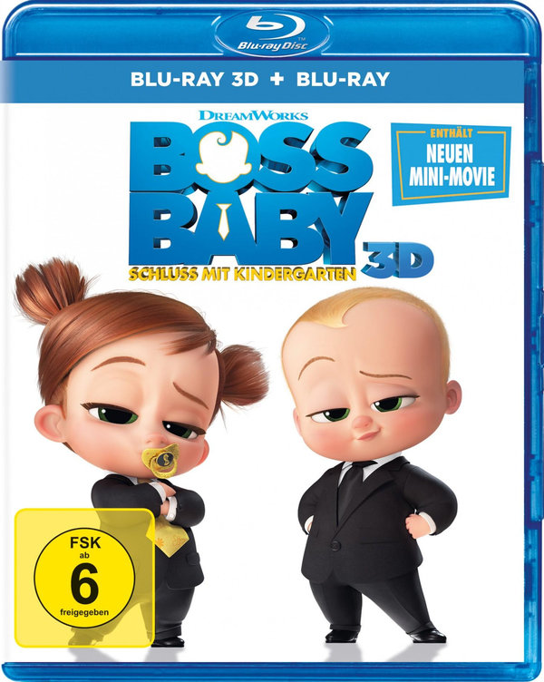Boss Baby - Schluss mit Kindergarten (3D blu-ray)