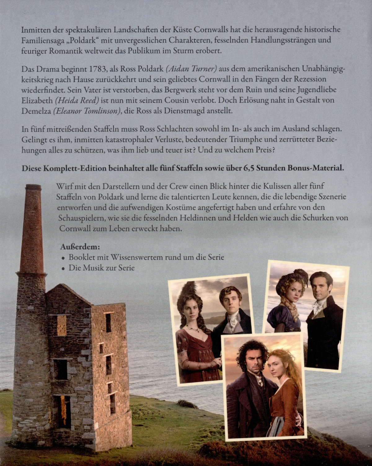 Poldark - Die komplette Serie  [11 BRs+Soundtrack-CD]  (Blu-ray Disc)