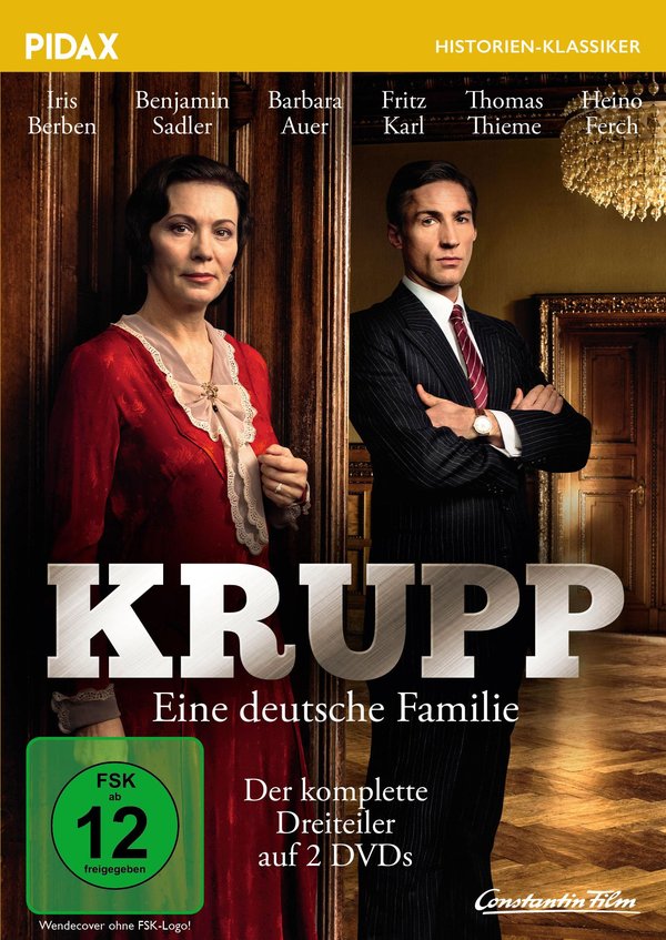 Krupp - Eine deutsche Familie / Der komplette Dreiteiler mit absoluter Starbesetzung (Pidax Historien-Klassiker)  [2 DVDs]  (DVD)