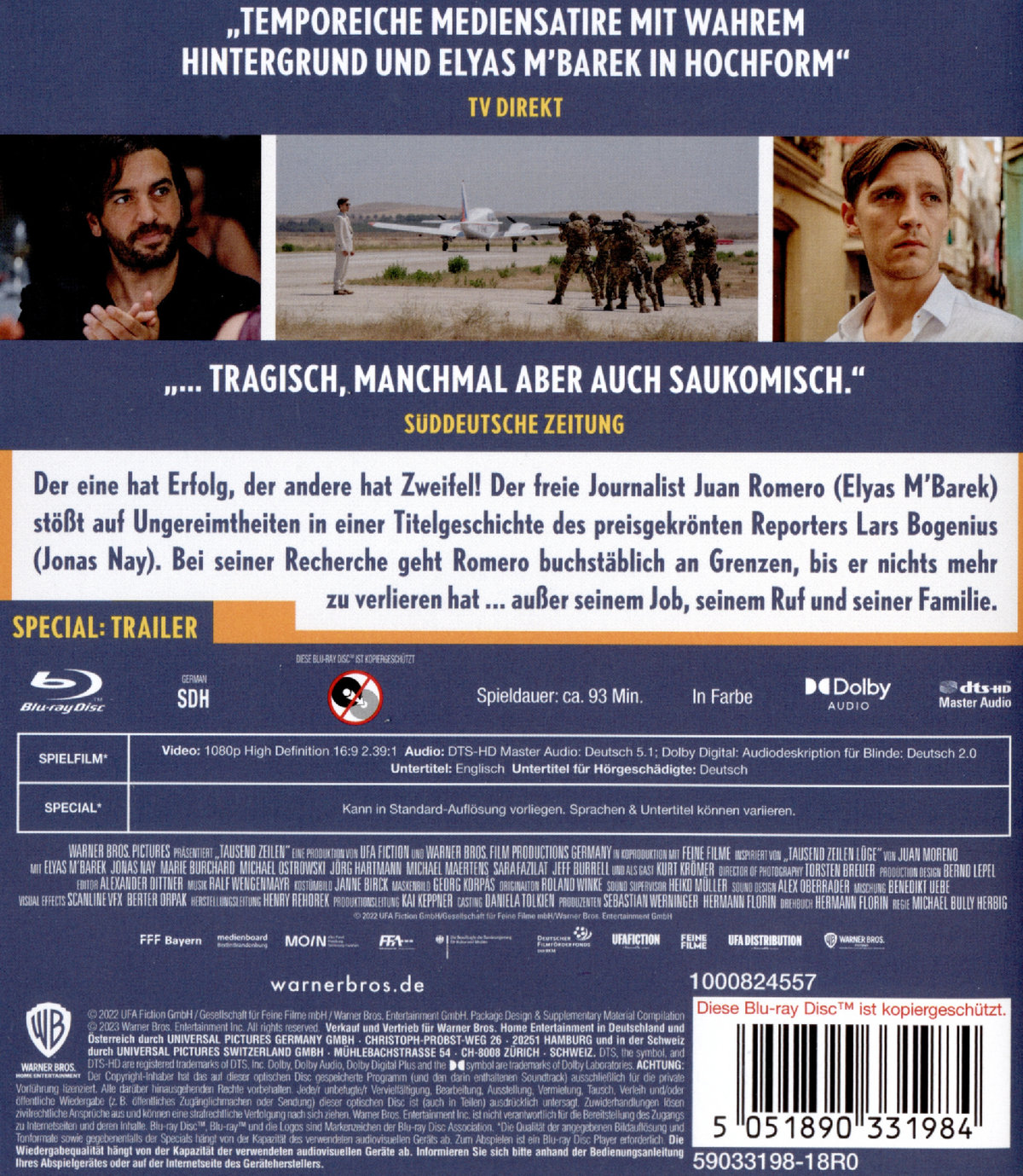 Tausend Zeilen  (Blu-ray Disc)