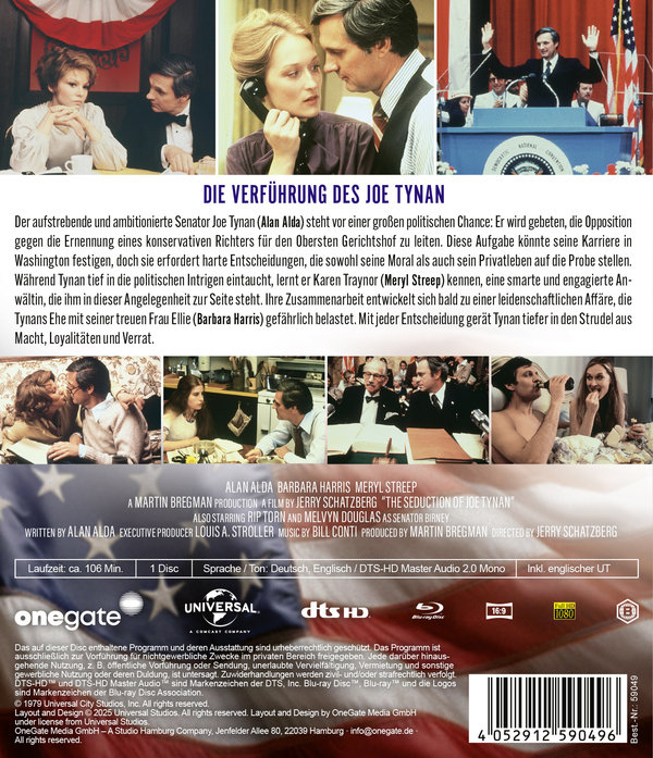 Die Verführung des Joe Tynan  (Blu-ray Disc) Die Verführung des Joe Tynan  (Blu-ray Disc)