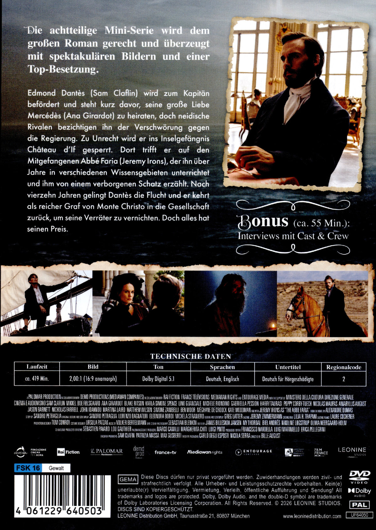 Der Graf von Monte Christo  (DVD)