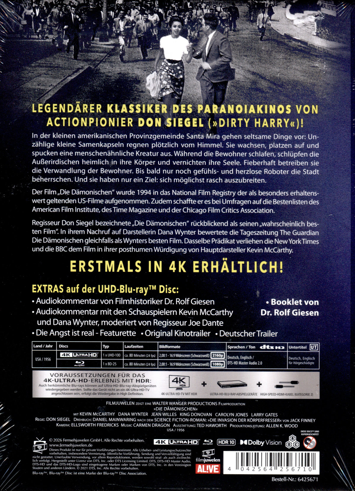 Die Dämonischen - Uncut Mediabook Edition  (4K Ultra HD+blu-ray)