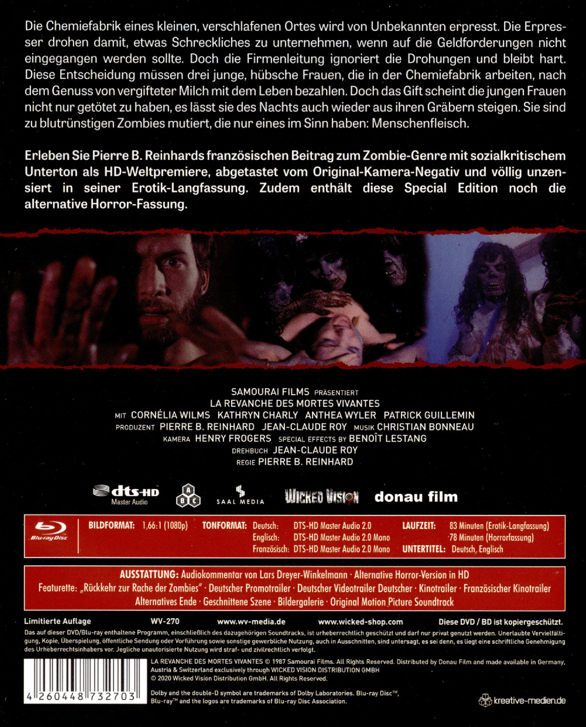 Rache der Zombies - Uncut Edition (blu-ray)