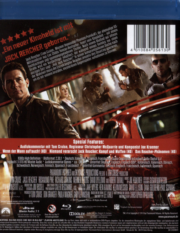 Jack Reacher  (Blu-ray Disc)