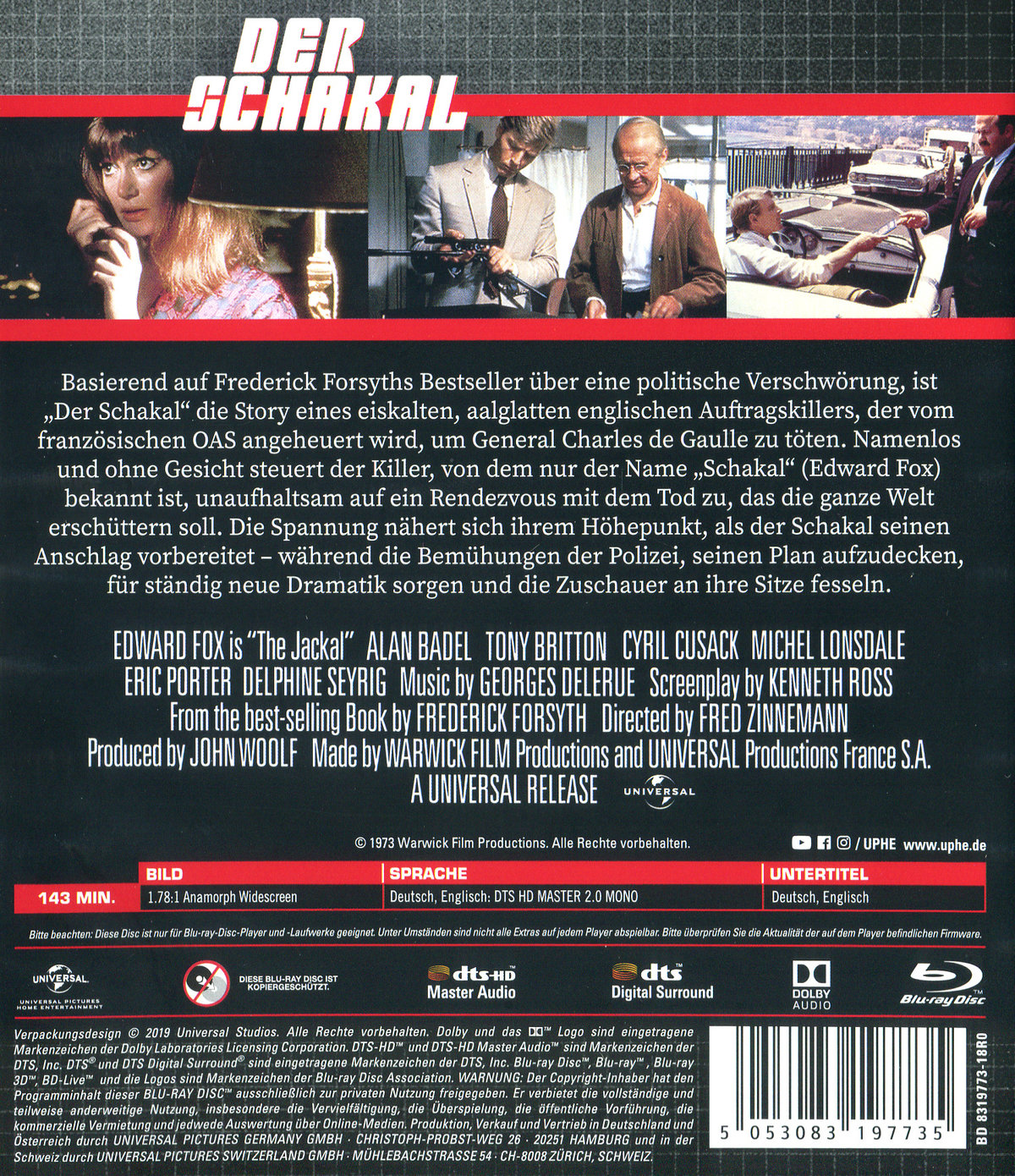 Schakal, Der (blu-ray)