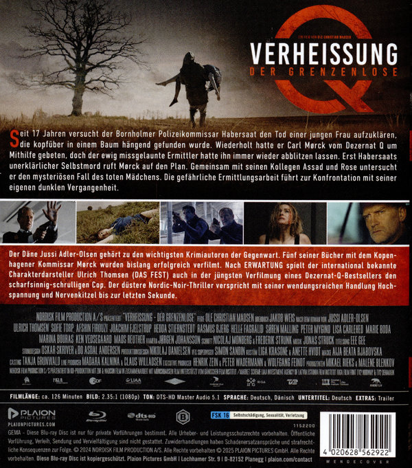Verheißung - Der Grenzenlose (Jussi Adler-Olsen)  (Blu-ray Disc) Verheißung - Der Grenzenlose (Jussi Adler-Olsen)  (Blu-ray Disc)