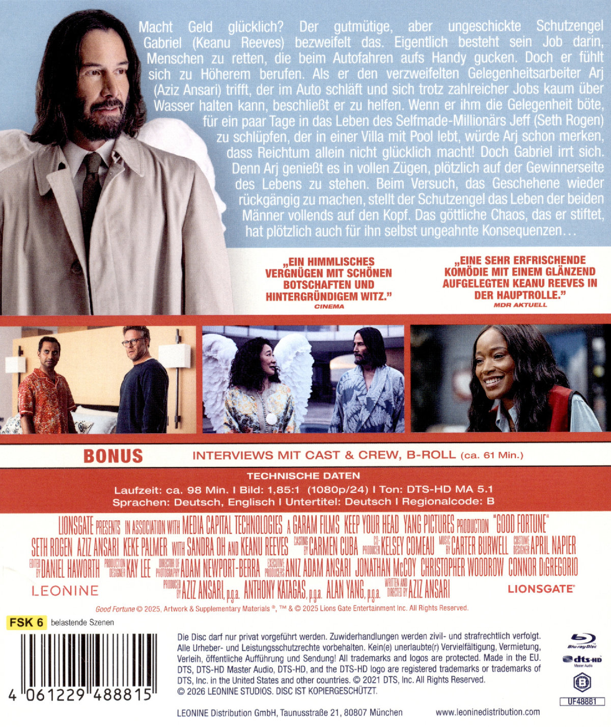 Good Fortune - Ein ganz spezieller Schutzengel  (Blu-ray Disc)