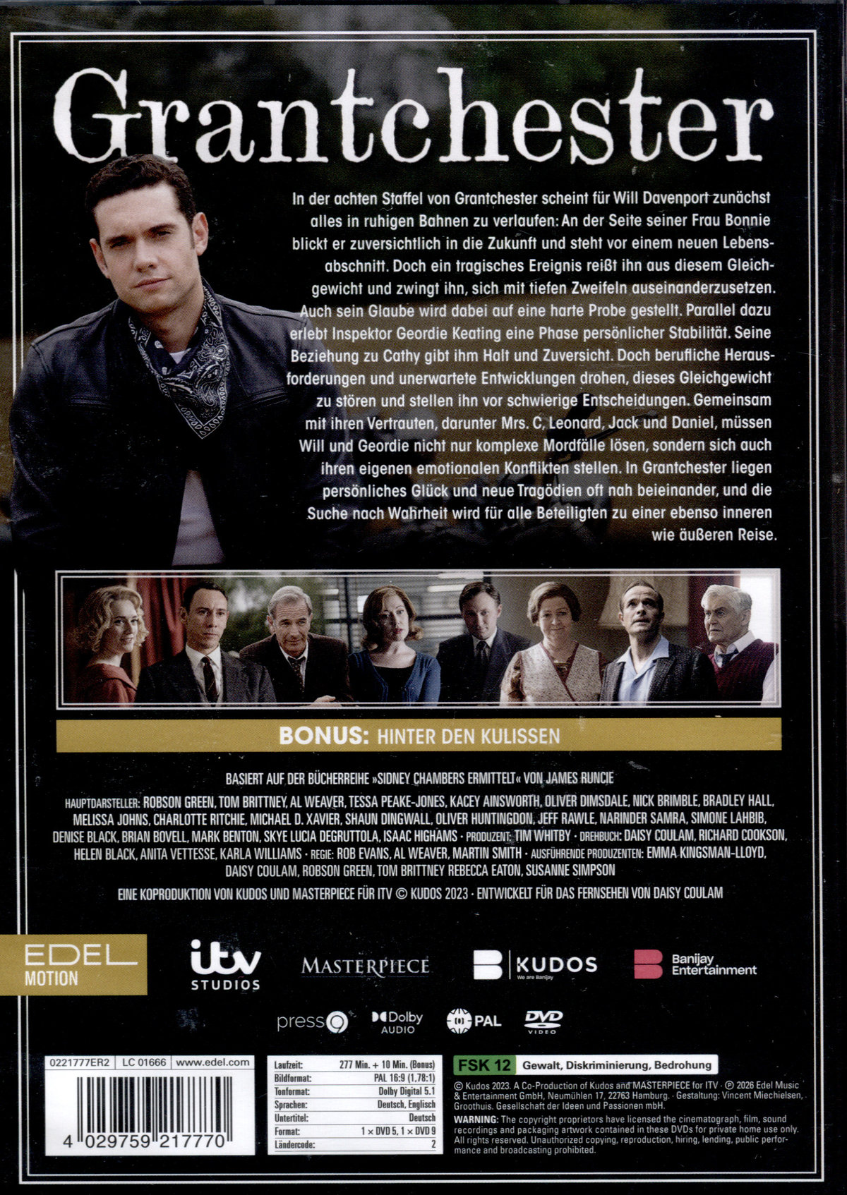 Grantchester - Staffel 8  [2 DVDs]  (DVD)