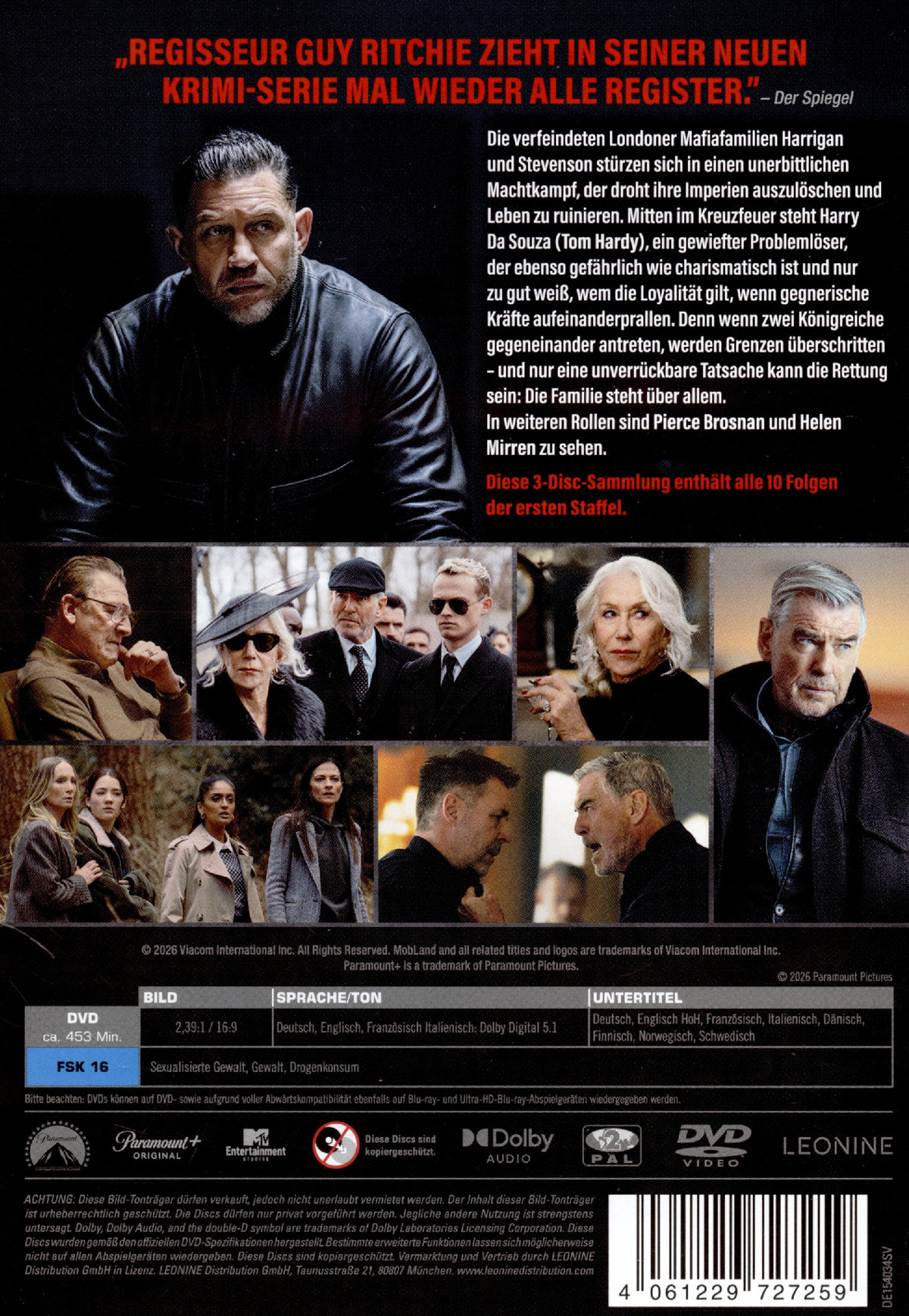 MobLand - Familie bis aufs Blut- Staffel 1  [3 DVDs]  (DVD)