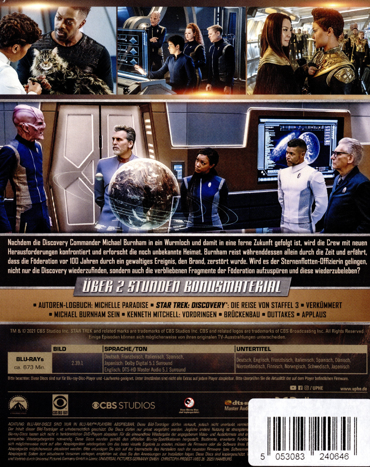 Star Trek: Discovery - Staffel 3 (blu-ray)