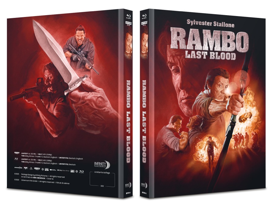 Rambo - Last Blood - Uncut Mediabook Edition (4K Ultra HD+blu-ray) (A)