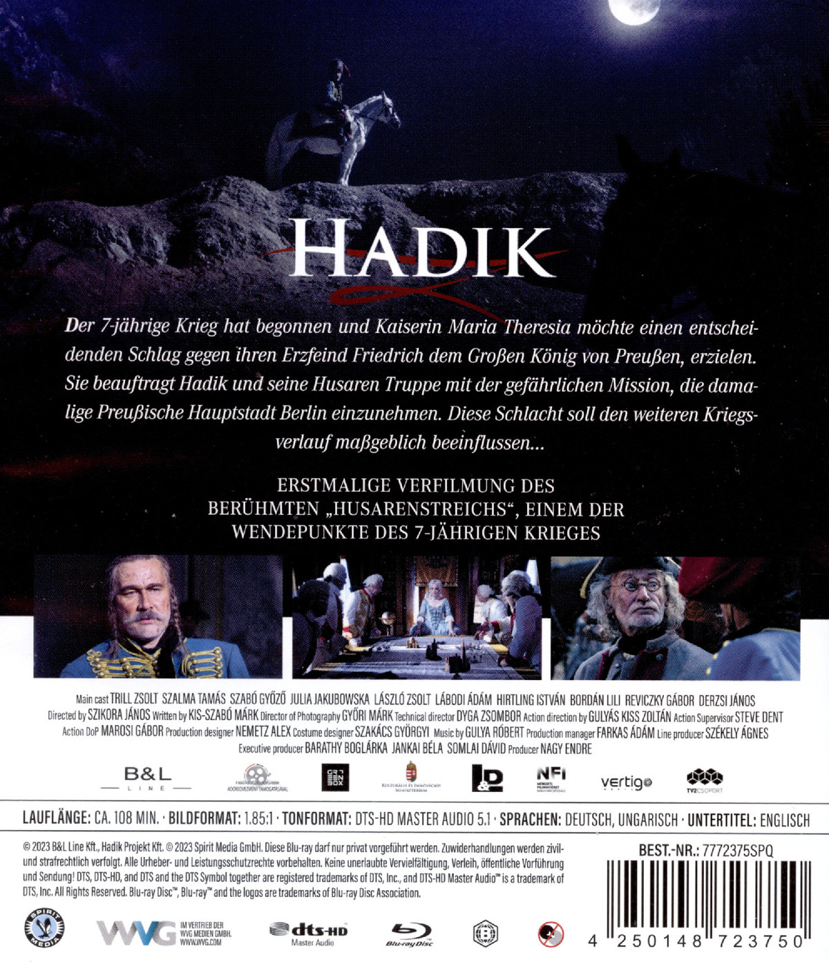 Hadik - Der legendäre Husaren General (blu-ray)