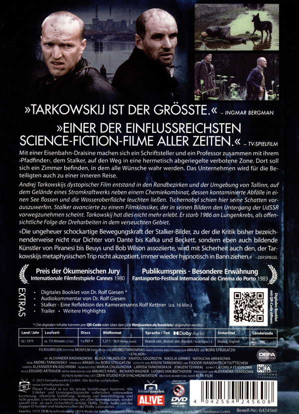 Stalker – Special Restored Edition (Filmjuwelen / DEFA Science Fiction)  (DVD)