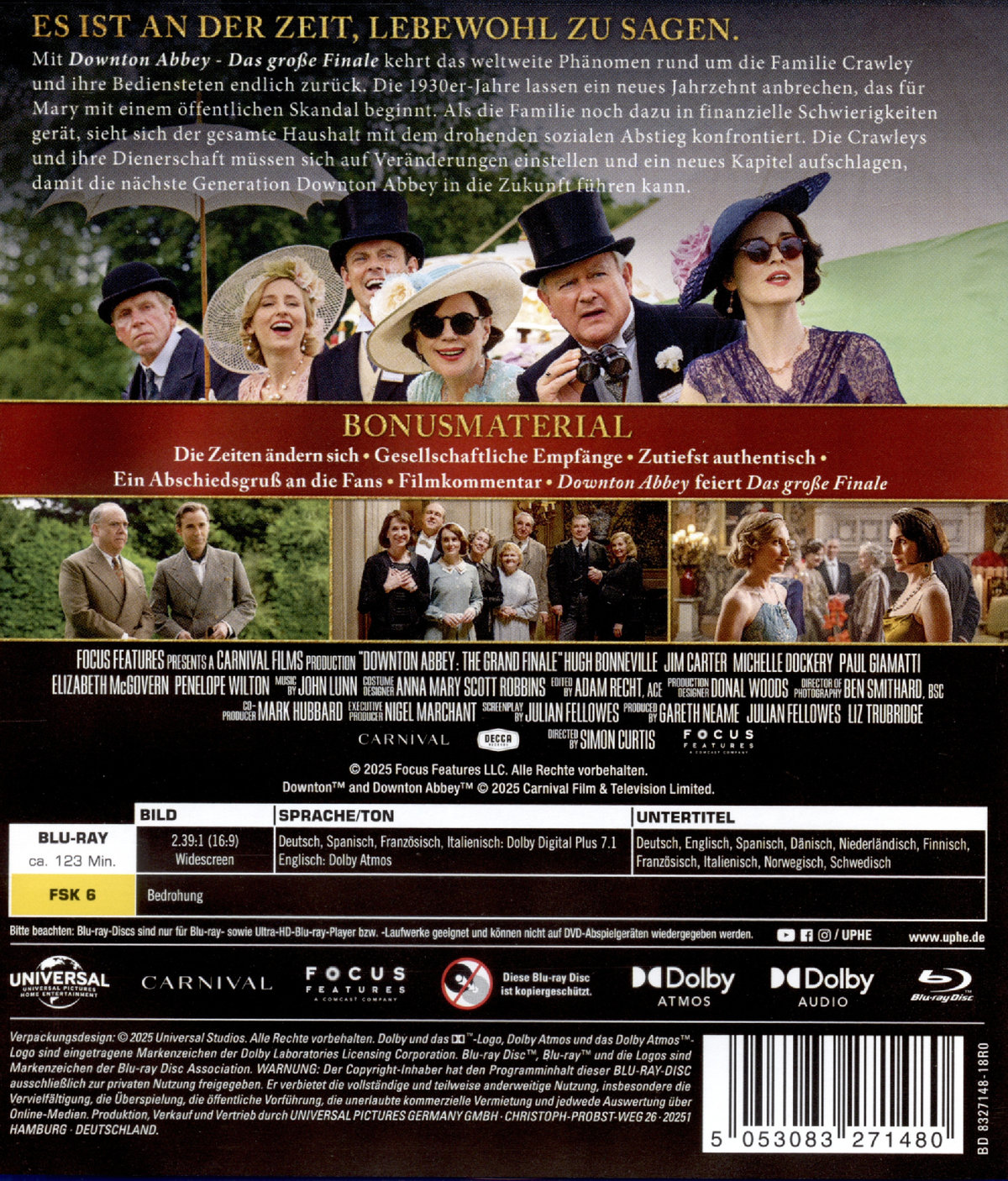 Downton Abbey - Das große Finale  (Blu-ray Disc)