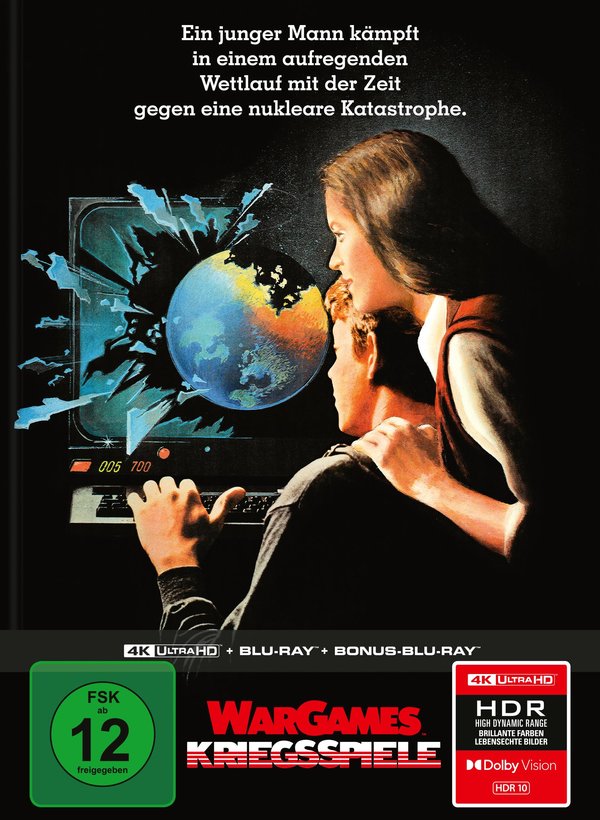 WarGames - Kriegsspiele - Uncut Mediabook Edition  (4K Ultra HD+blu-ray)