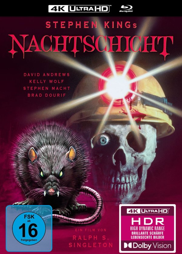 Graveyard Shift - Nachtschicht - Uncut Mediabook Edition  (4K Ultra HD+blu-ray)