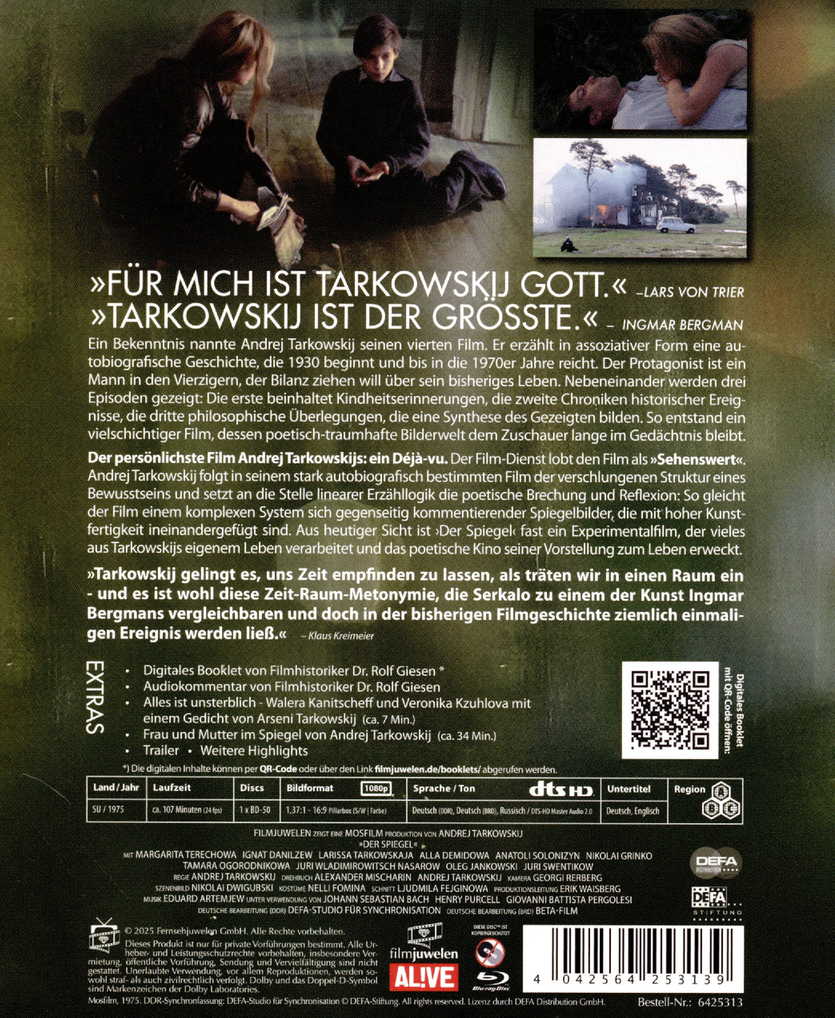 Der Spiegel – Special Restored Edition (DEFA Filmjuwelen)  (Blu-ray Disc)