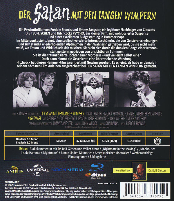 Satan mit den langen Wimpern, Der - Limited Edition (blu-ray)